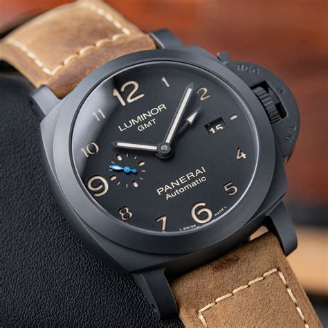 luminor panerai automatic gmt ceramica|officine panerai luminor gmt automatic.